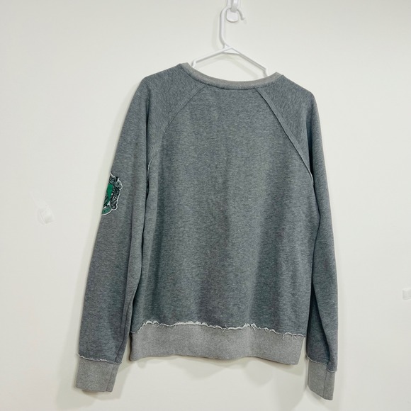 Harry Potter Slytherin Sweatshirt Universal Studios Heather Gray Mens Large L - Picture 6 of 9